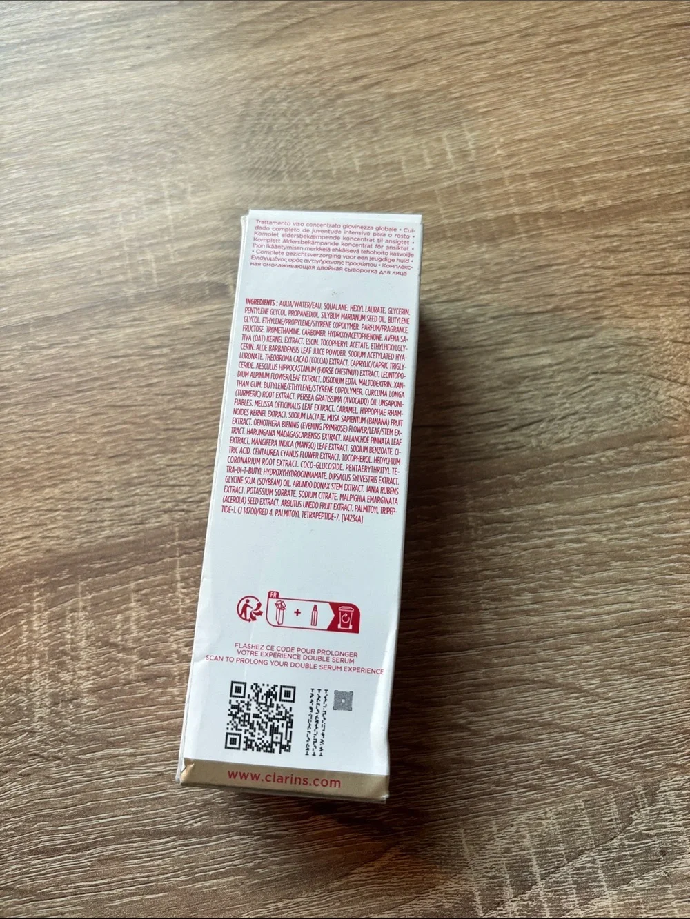 Clarins Double Serum hydric lipid serum complete age defying concentrate 1.7 oz
